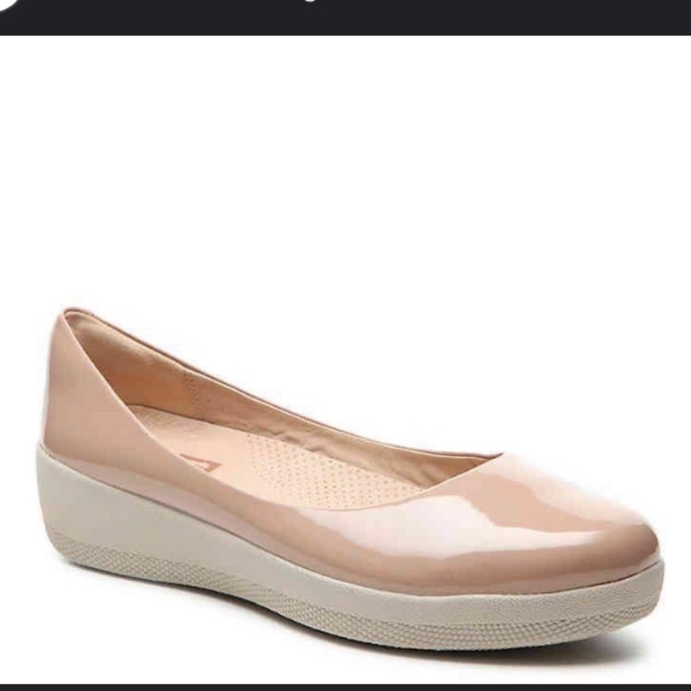 Fitflop Superballerina Patent Shoes Size 7‎
